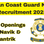 Indian Coast Guard Navik jobs