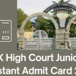 JK High Court Junior Assistant 2025 Admit Card: Exam Date, Download Process & More