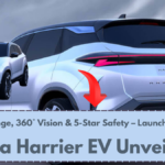 Tata Harrier EV Unveiled: 500 km Range, 360° Vision & 5-Star Safety – Launch Date Inside