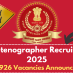 SSC Stenographer Recruitment 2025: 1,926 Vacancies Announced – Apply Today