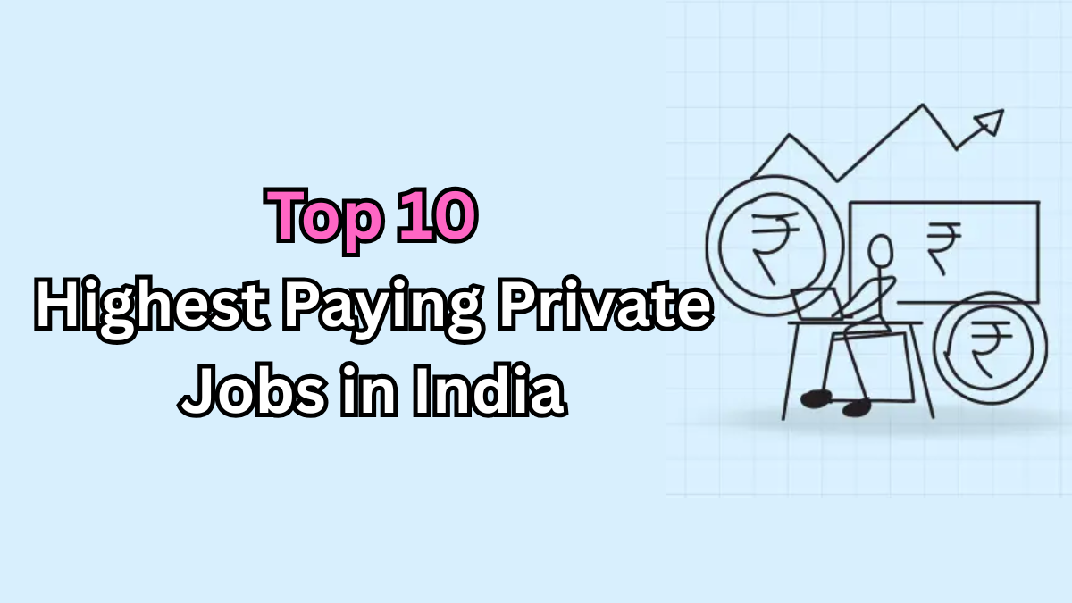 Top 10 Highest Paying Private Jobs in India 2025 – Salaries & Skills Required