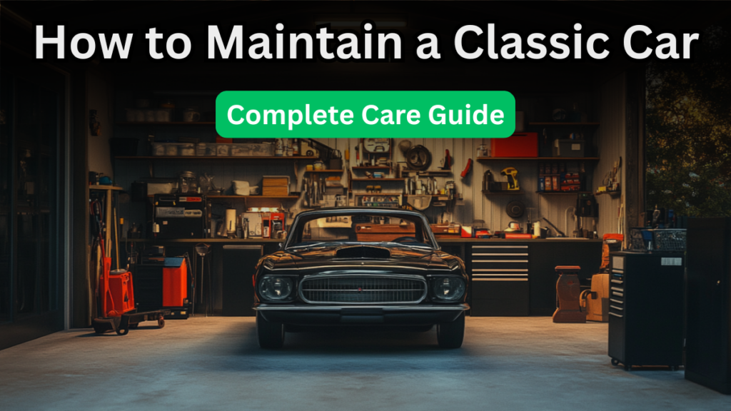 How to Maintain a Classic Car: Complete Care Guide