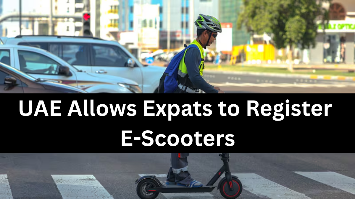 UAE Allows Expats to Register E-Scooters – New RTA Rule 2025 Explained